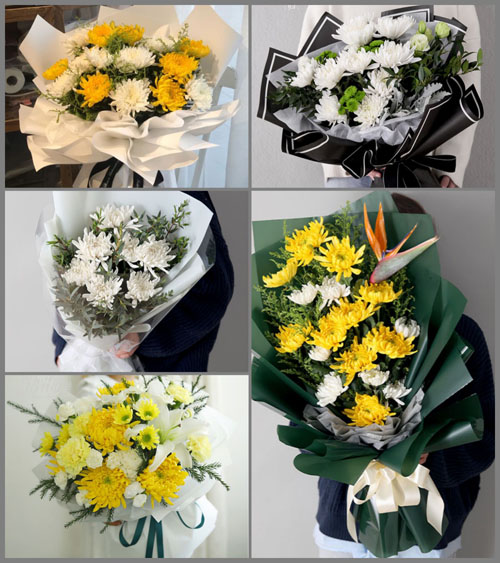 广西崇左扶绥县柳桥镇白事花束代送